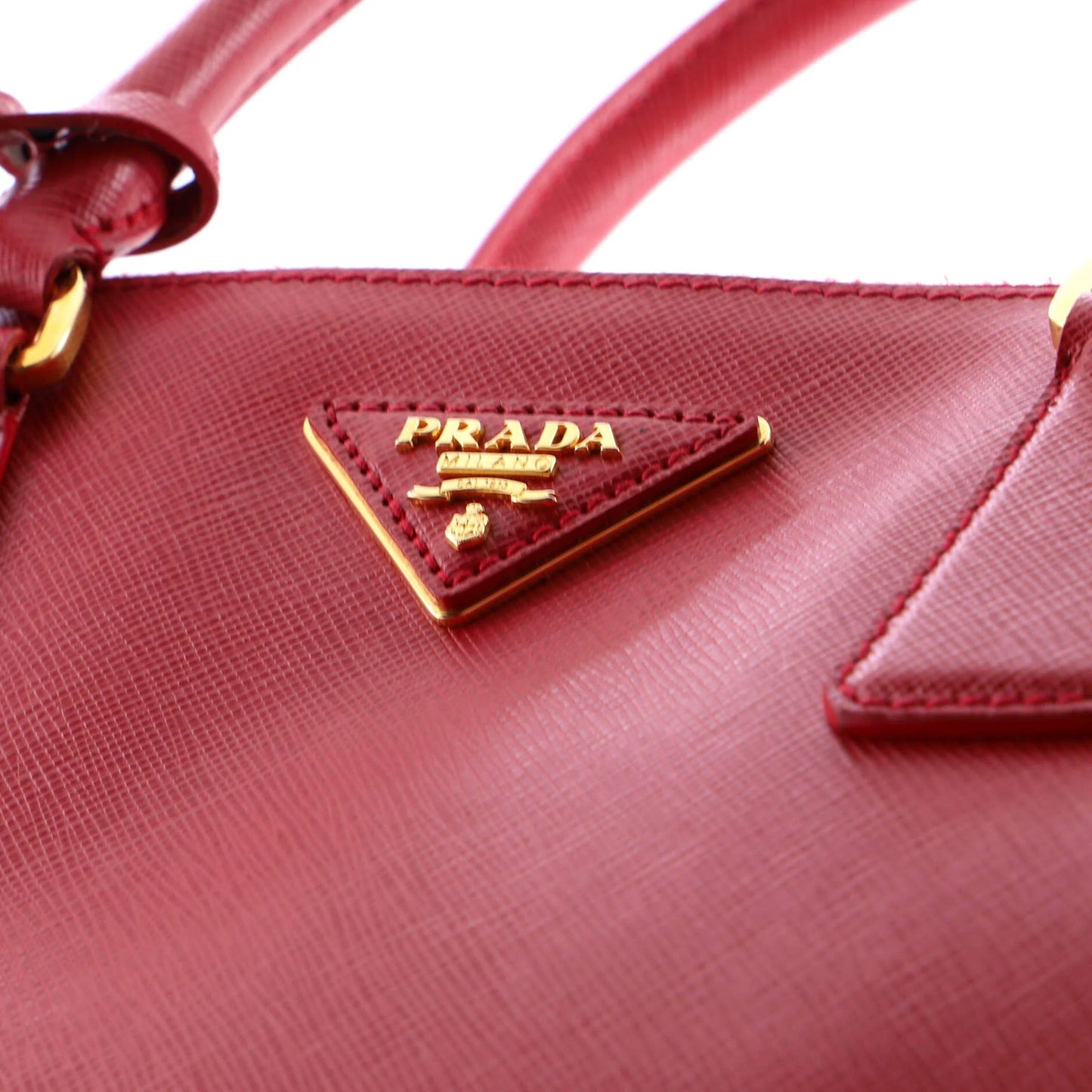 Prada Double Zip Lux Tote Saffiano Leather Large