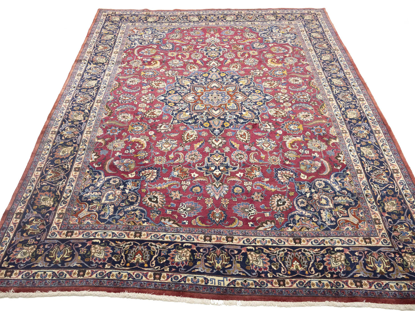 Handmade Traditional Classic Floral Style Oriental Rug Wool Home Carpet 10X13
