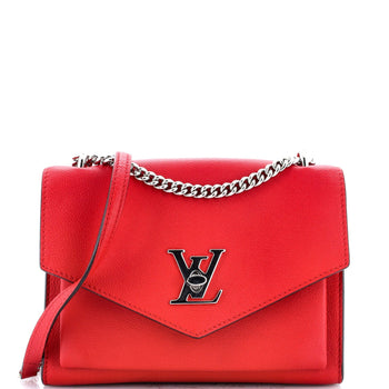 Louis Vuitton Mylockme Monochrome Handbag Leather Bb