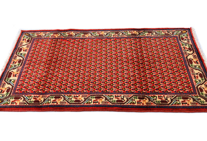 2X4 Ft Tribal Paisley Floral Design Oriental Rug