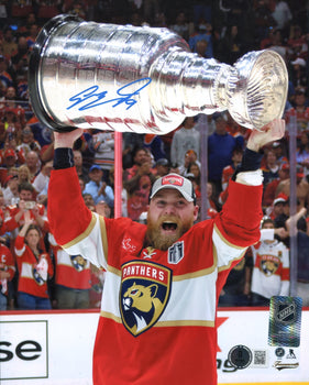 Sam Bennett Autographed Florida Panthers Stanley Cup 8X10 Photo (Beckett)