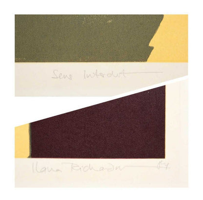 Ilana Richardson (Uk) Original Silkscreen Sans Interdit Signed Ed225 Israel 1984