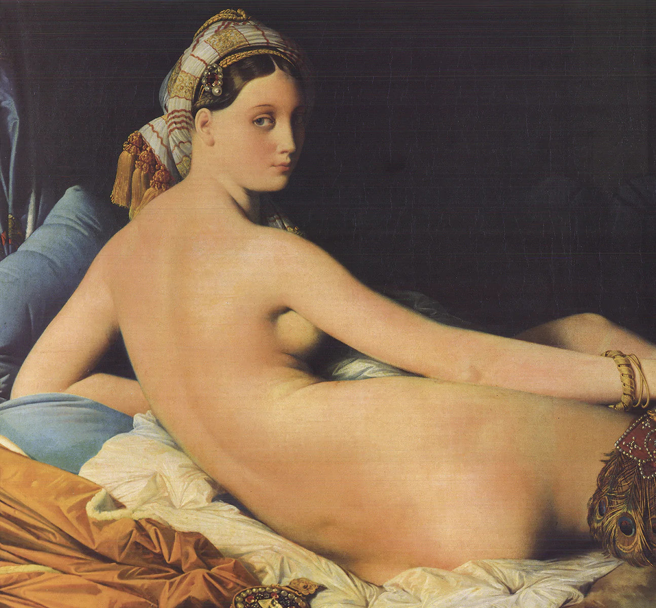 Dominique Ingres L Grande Odalisque " Offset Lithograph Impressio