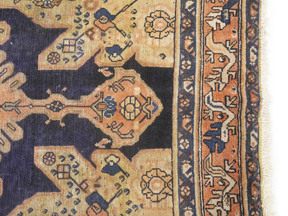5X11 Handmade Antique Oriental Rug Tribal Design Carpet Living Room Decor