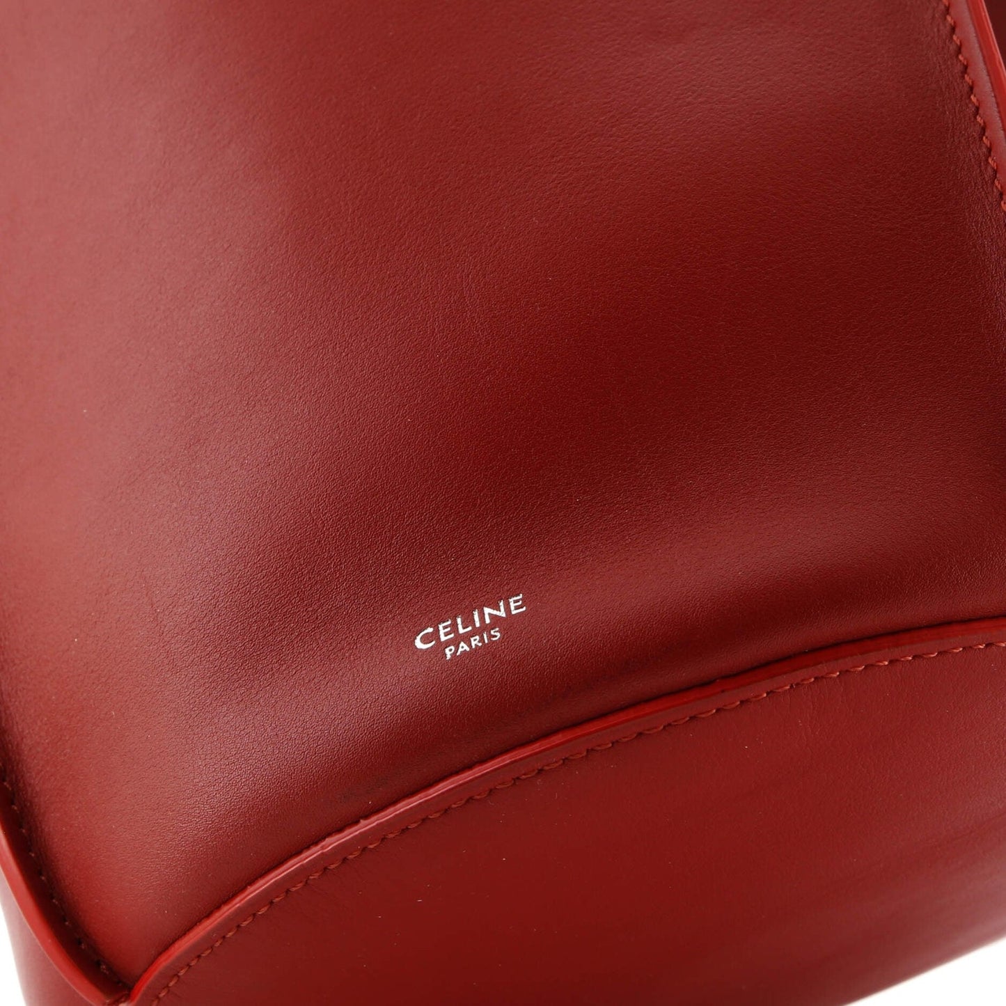 Celine Long Strap Big Bag Bucket Leather
