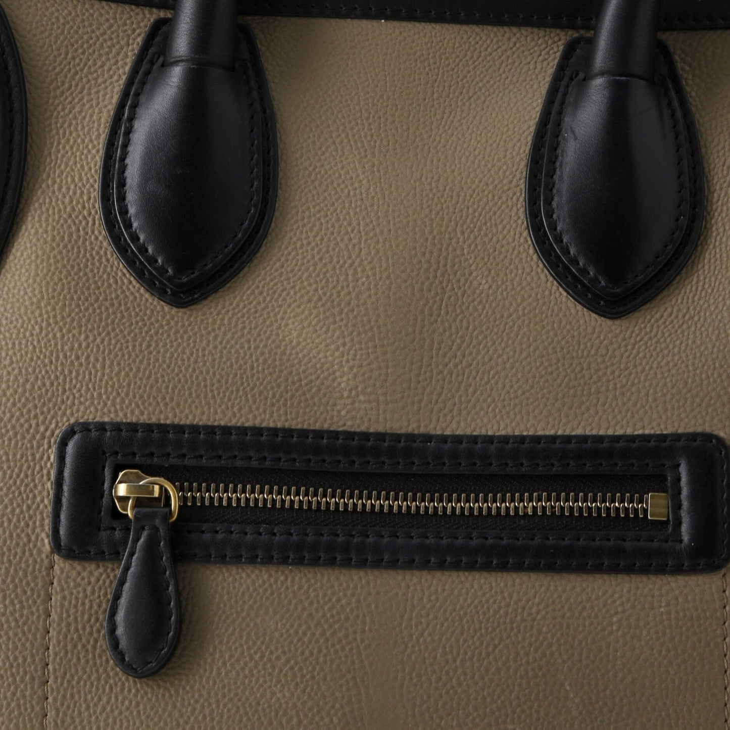 Celine Tricolor Luggage Bag Leather Mini