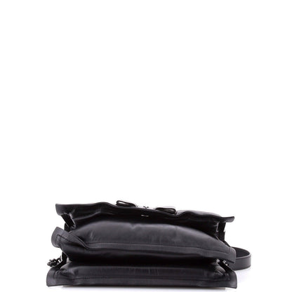 Salvatore Ferragamo Viva Bow Flap Bag Leather Medium