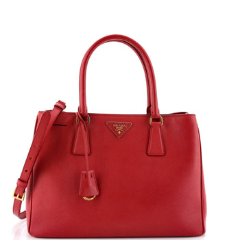 Prada Gardener'S Tote Saffiano Leather Medium
