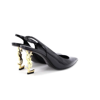 Saint Laurent Women'S Opyum Slingback Pumps Patent 110