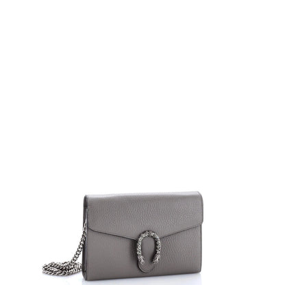 Gucci Dionysus Chain Wallet Leather With Embellished Detail Small