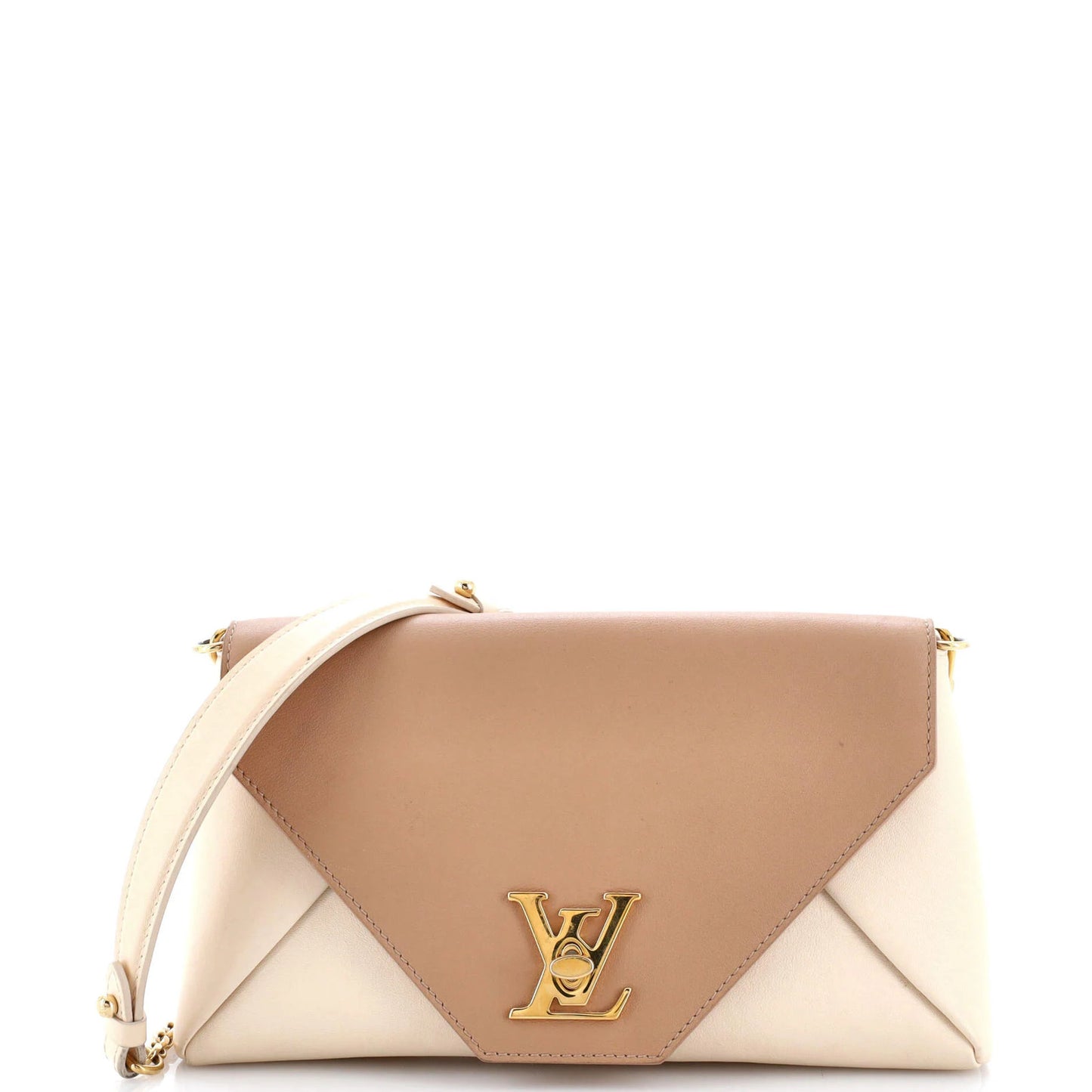 Louis Vuitton Love Note Chain Clutch Leather