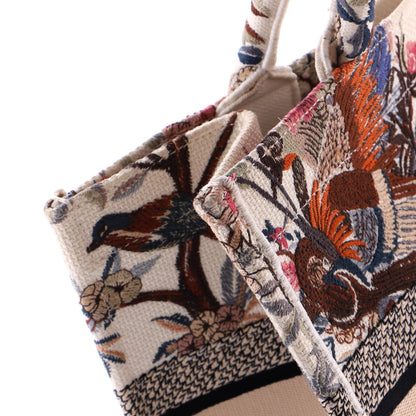 Christian Dior Book Tote Embroidered Canvas Medium