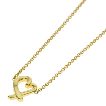 TIFFANY&Co. Necklace Loving Heart Mini K18 Yellow