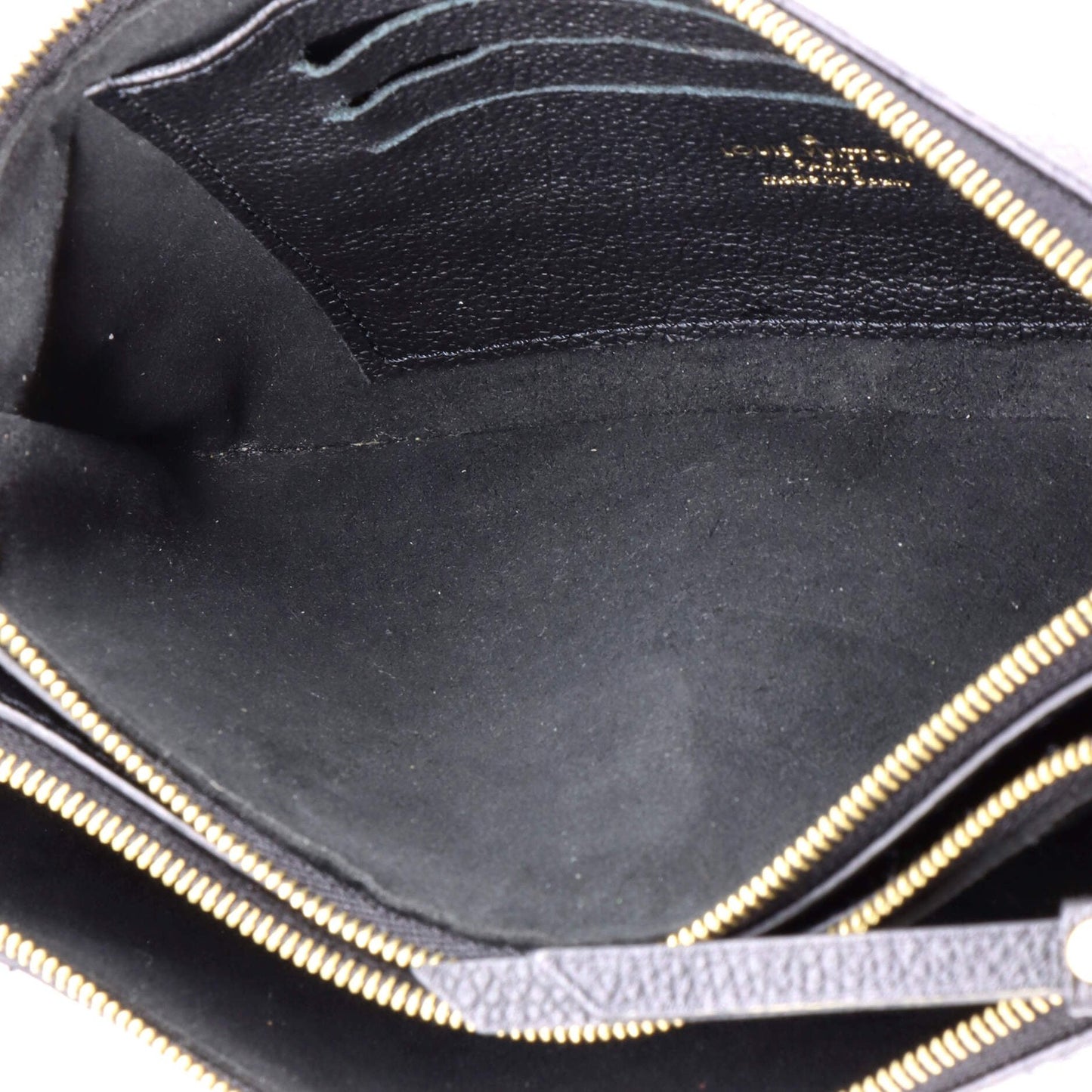 Louis Vuitton Double Zip Pochette Bicolor Monogram Empreinte Giant