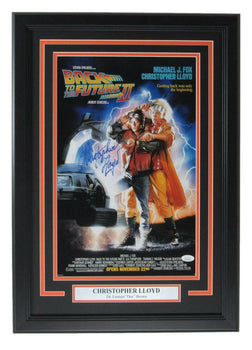 Christopher Lloyd Signed 11X17 Back To The Future