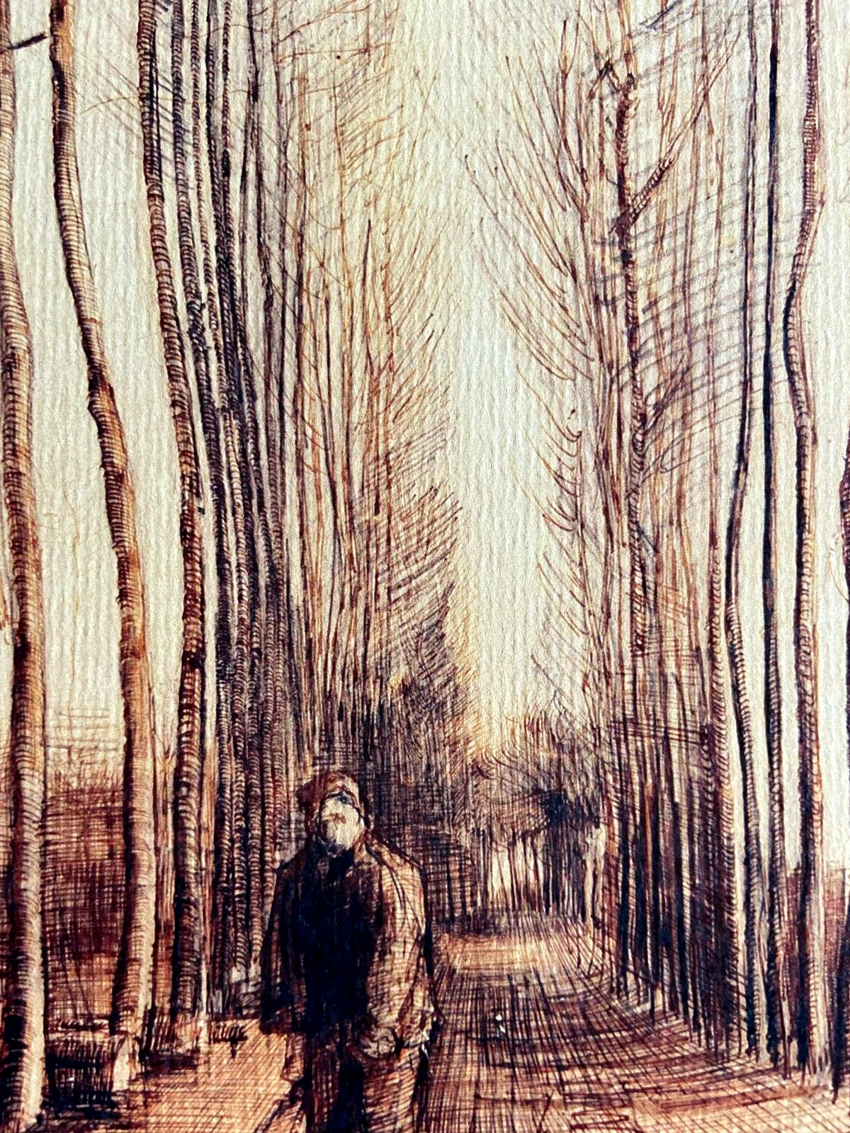 Vincent Van Gogh Museum Lithograph From A Painting Coa Signed Op Edvard Munch