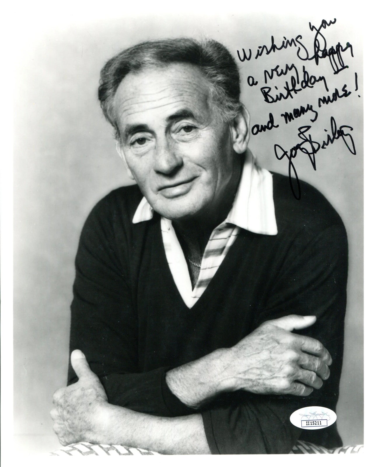 Joey Bishop Autographed 8X10 Photo (Jsa)