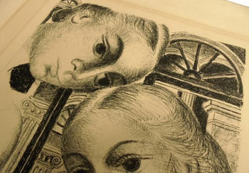 Paul Delvaux Ed70 S/N Original Lithography 