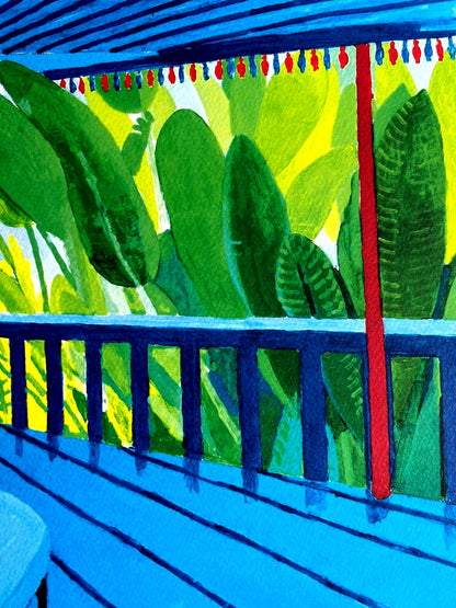 David Hockney Lithograph Coa Signed Op Limited Edition 180