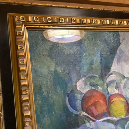 Galina Morozova Original Oil Painting Still Life With Fruits Russian Art 50X60Cm