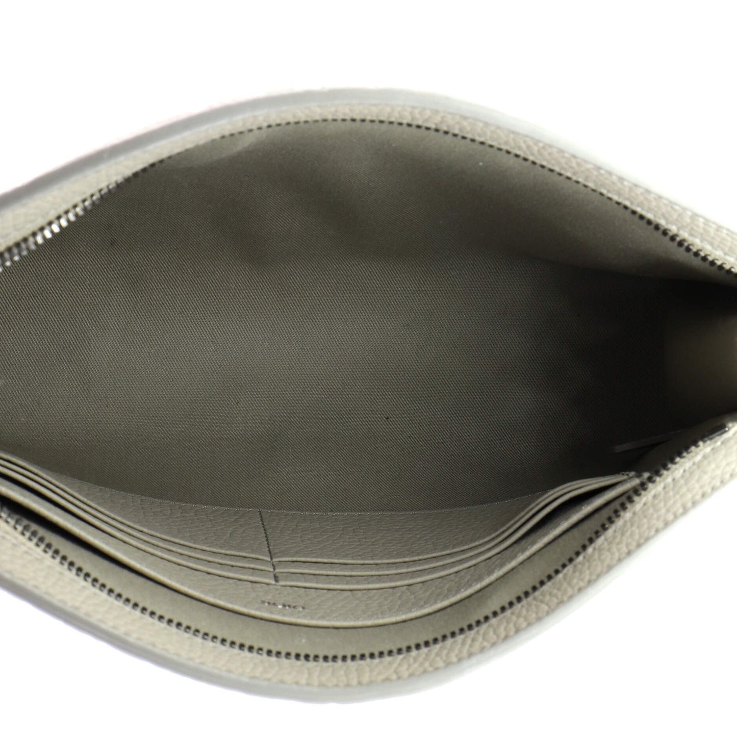 Christian Dior A5 Triangle Wristlet Pouch Gravity Leather