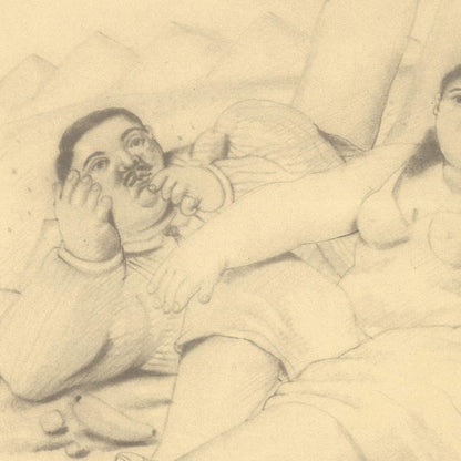 Fernando Botero Drawings - " Offset Lithograph Contemporary