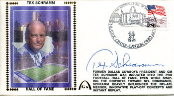 Tex Schramm Autographed July 27Th, 1991 First Day