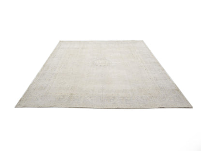 Antique Distressed Vintage Oriental Rug Muted