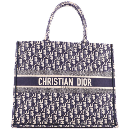Christian Dior Book Tote Oblique Canvas Large