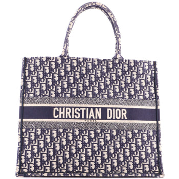 Christian Dior Book Tote Oblique Canvas Large