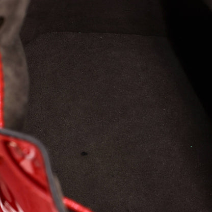 Fendi Karligraphy Mon Tresor Bucket Bag Embossed Patent Mini