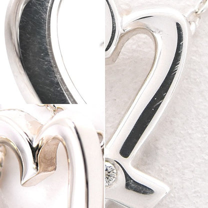 Tiffany & Co. Loving Heart Pendant By Paloma Picasso 1P Diamond Sv925