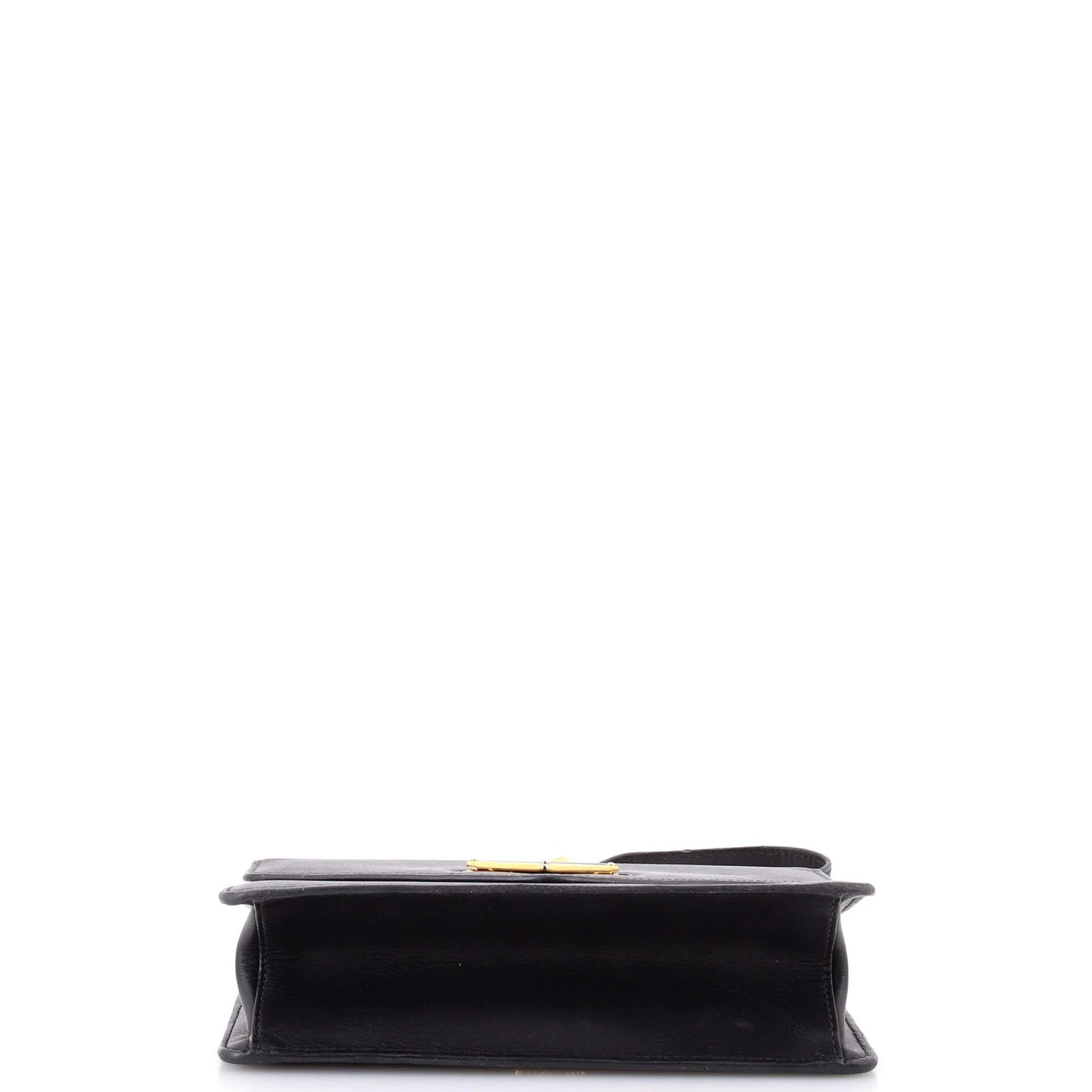 Prada Envelope Flap Chain Shoulder Bag Saffiano Leather Small