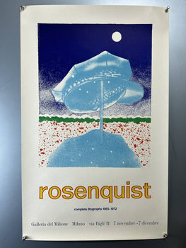 James Rosenquist Exhibition Poster, Used Condition