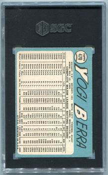 Yogi Berra 1965 Topps Card #470 Sgc 4