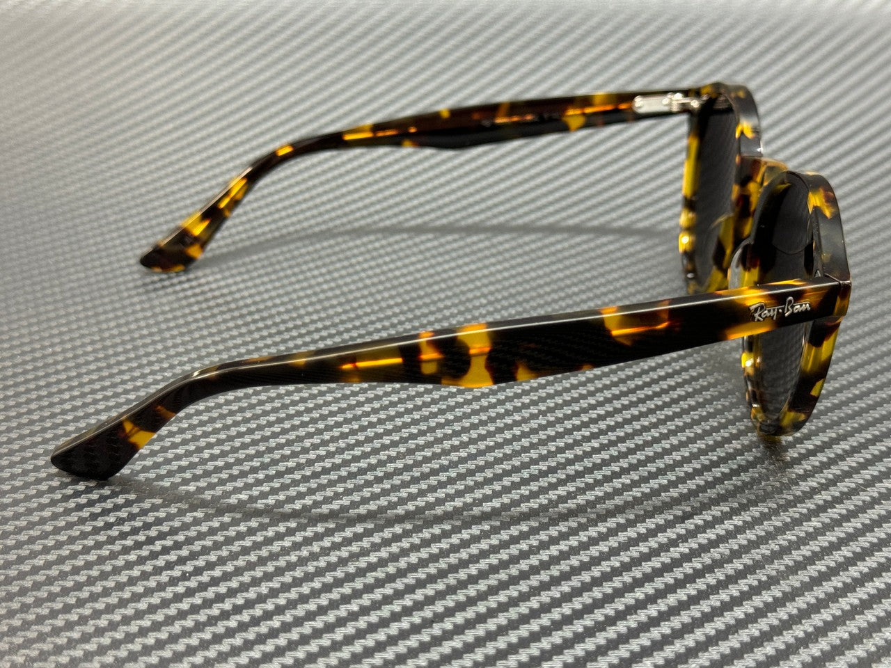 RAY BAN RB7680S 1332GL Yellow Havana Grey Grad Polarized Unisex 51 mm Sunglasses