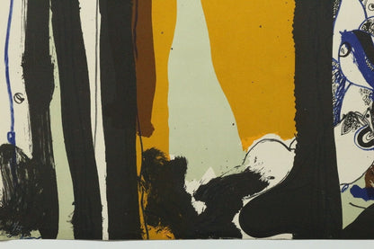 Josep Guinovart 1974 Lithograph Abstract Expressionist Print Barcelona Art 3/75