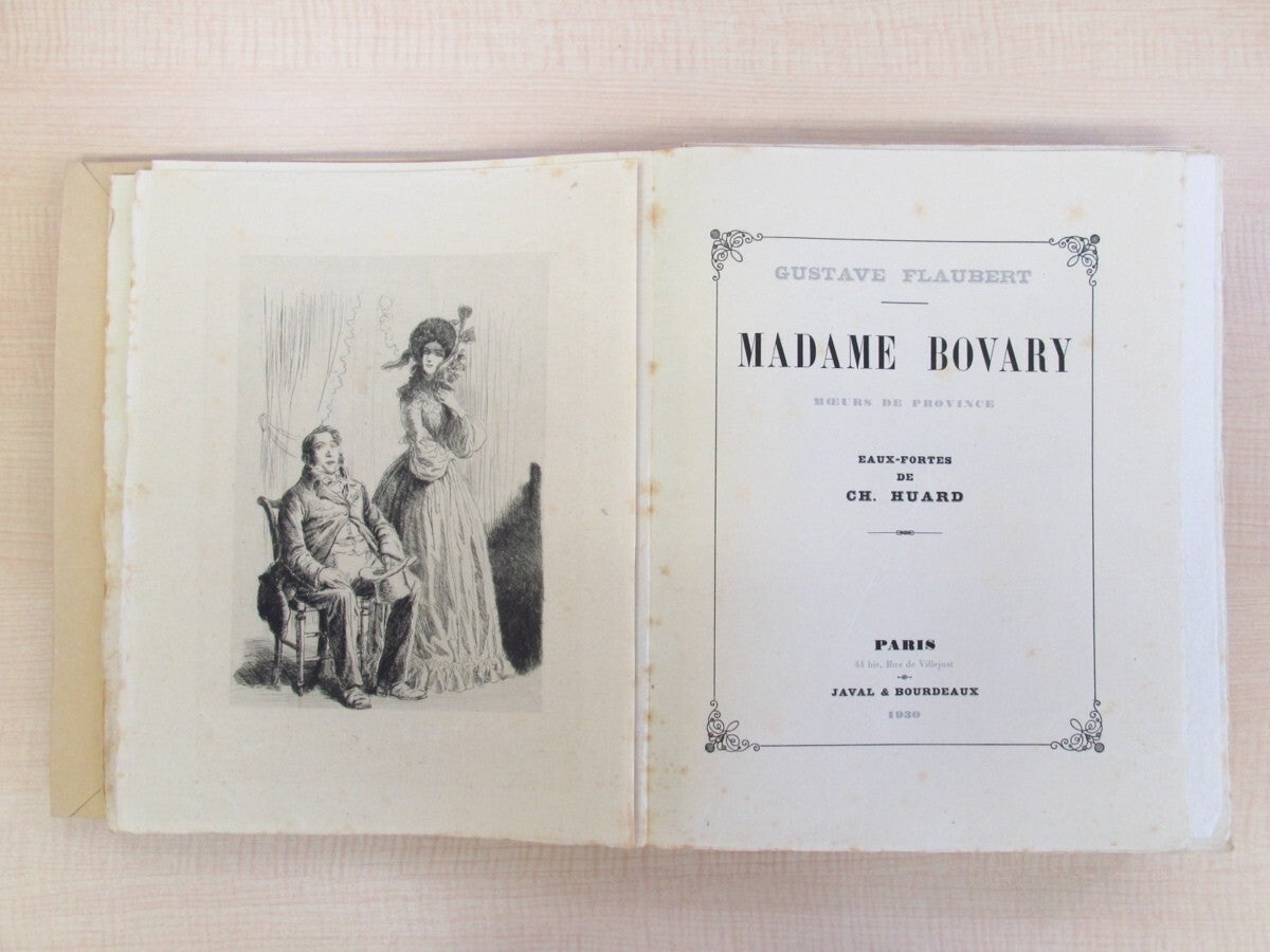 Gustave Flaubert Madame Bovary 1930 1St Edition Limited 75/525 Charles Huard