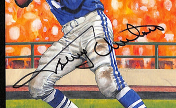 Johnny Unitas Hof Colts Autographed Glac Enshrinee Proof 16/50 Psa/Dna 183808