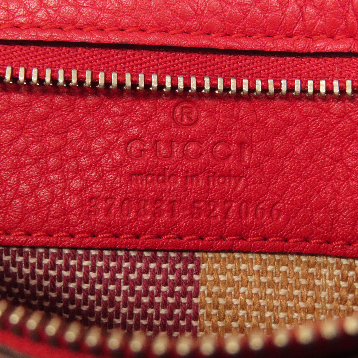 Gucci  370831 Handbag Bamboo Daily 2Way Leather