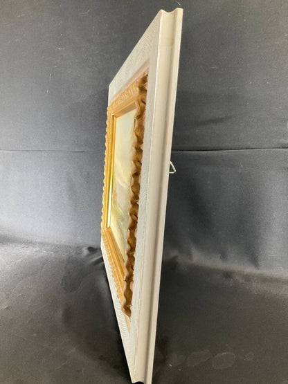 Framed Original Oil Painting European Landscape Windmill Signed Frederiks