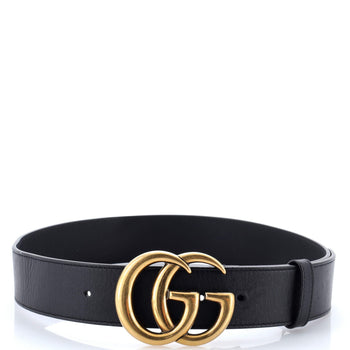 Gucci Gg Marmont Belt Leather Wide