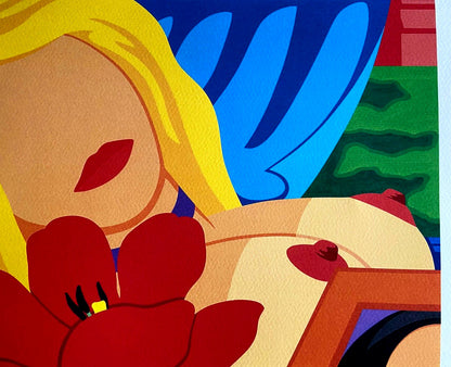 Tom Wesselmann Lithograph Coa Signed Numbered By Hand In Pencil