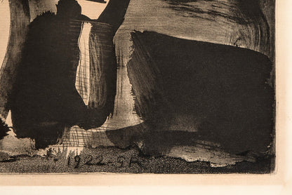 Georges Rouault 1922 Original Etching & Aquatint, Miserere #9, Ltd 425 Route