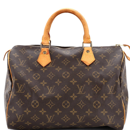 Louis Vuitton Speedy Handbag Monogram Canvas 30