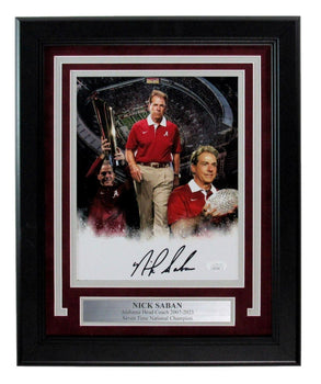 Nick Saban Signed/Autographed 8X10 Photo Alabama