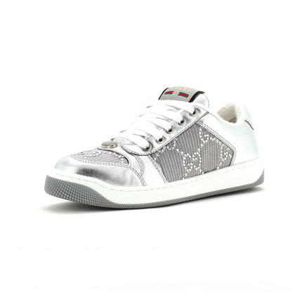 Gucci Screener Sneakers Leather With Crystals
