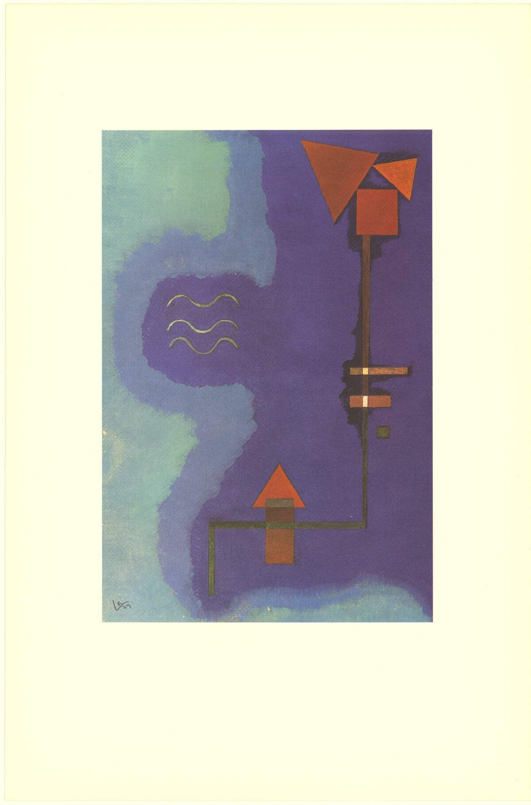 Wassily Kandinsky Tirant Sur Le Violet " Poster Expressionism