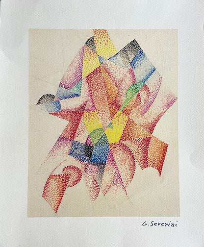 Gino Severini Lithograph 1966 Lithograph Coa Published