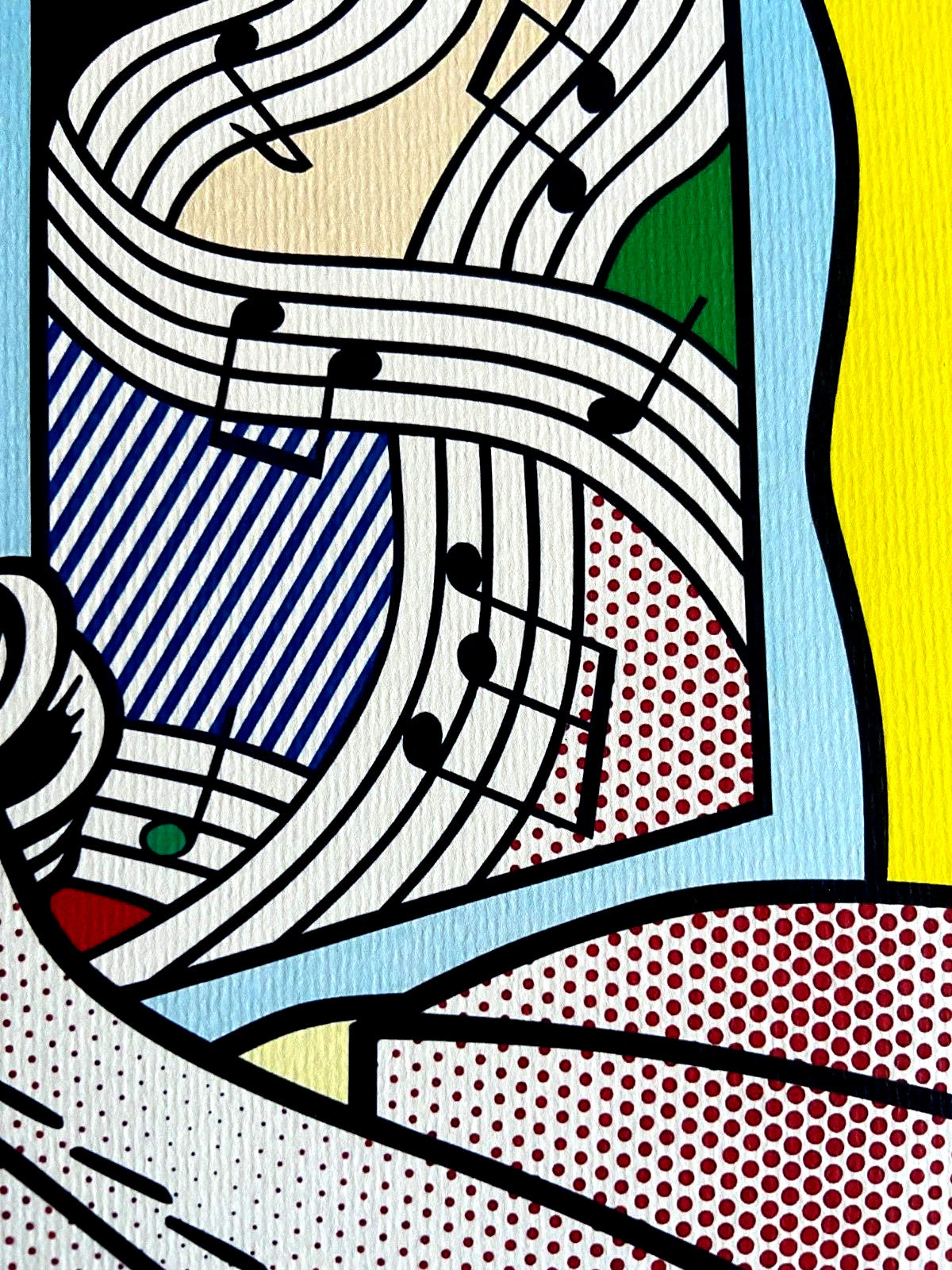 Roy Lichtenstein Lithograph Coa Signed Numbered Limited